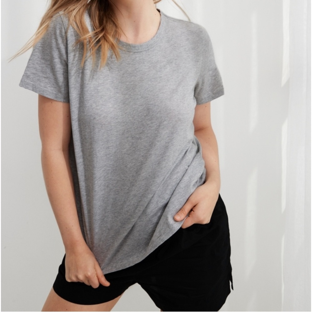 Aerie Basic Crew Neck T-Shirt so SOFT NWT oversized fit